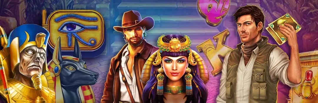 Egyptian Slots Hero Banner - AmunRa Casino